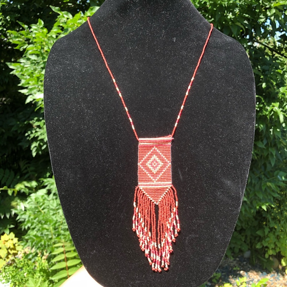 Peyote Seed Bead Necklace